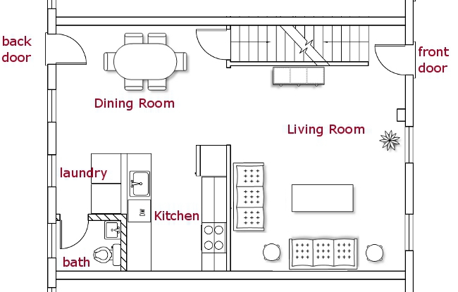 floor plan of first floor