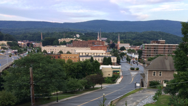 view from the deck